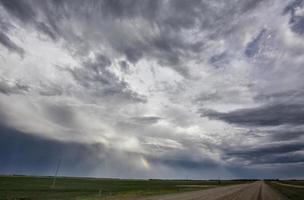 Präriegewitterwolken Kanada foto