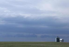 Präriegewitterwolken Kanada foto