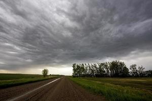 Präriegewitterwolken Kanada foto