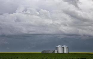 Präriegewitterwolken Kanada foto