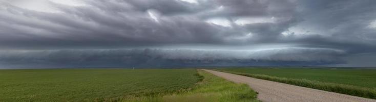 Präriegewitterwolken Kanada foto