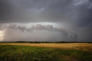 Präriegewitterwolken Kanada foto