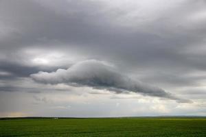 Präriegewitterwolken Kanada foto