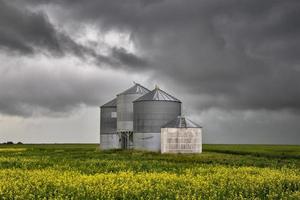 Präriegewitterwolken Kanada foto