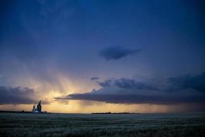 Präriegewitterwolken Kanada foto