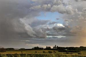 Präriegewitterwolken Kanada foto