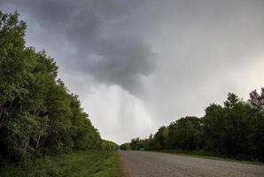 Präriegewitterwolken Kanada foto