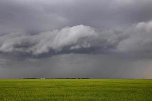 Präriegewitterwolken Kanada foto