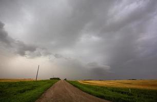 Präriegewitterwolken Kanada foto