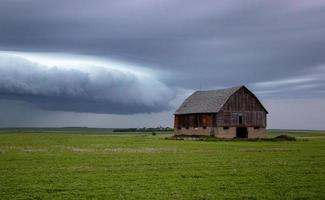 Präriegewitterwolken Kanada foto