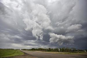 Präriegewitterwolken Kanada foto