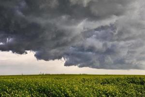 Präriegewitterwolken Kanada foto