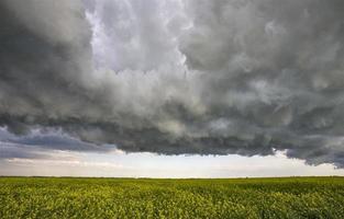 Präriegewitterwolken Kanada foto