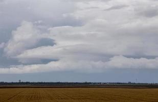 Präriegewitterwolken Kanada foto