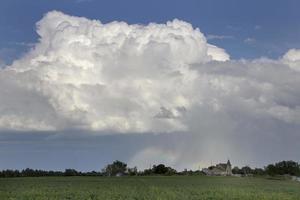 Präriegewitterwolken Kanada foto