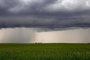 Präriegewitterwolken Kanada foto