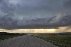 Präriegewitterwolken Kanada foto