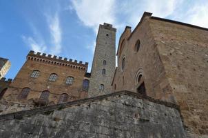 neuer podesta-palast in san gimignano foto