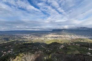 Terni-Landschaft von oben gesehen foto