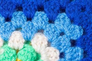 Muster gestrickte Wollkleidung handgefertigt foto