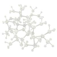 Molekül weiß 3d auf weiß foto