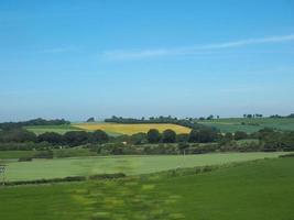 Panorama zwischen Edinburgh und Glasgow foto