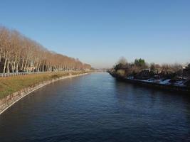 canale cavour kanal in chivasso foto