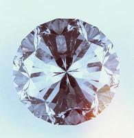 Diamanten, isoliert auf weiss foto