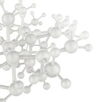 abstrakte 3d-moleküle medizinisch
