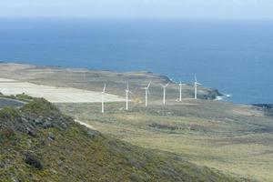 windkraftwerk station in teneriffa, spanien foto