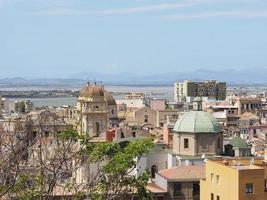 Luftaufnahme von Cagliari foto