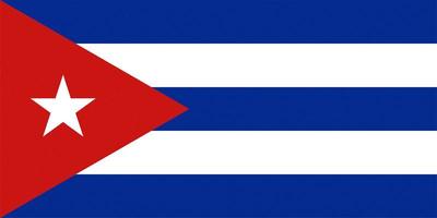 texturierte kubanische flagge von kuba foto