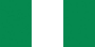 texturierte nigerianische Flagge von Nigeria foto