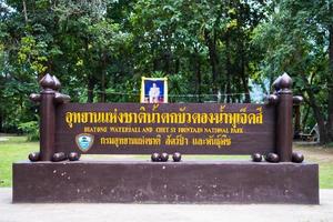 bua thong wasserfall und chet si fountion nation park chiang mai foto
