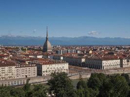 Luftaufnahme von Turin foto