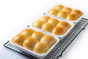 Brot wird damit reif gebacken, köstlich mit Butter bestrichen. foto
