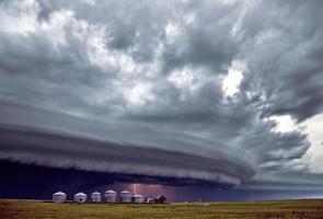 Gewitterwolken Saskatchewan foto