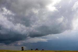 Gewitterwolken Präriehimmel foto