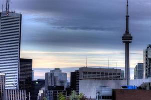 Skyline von Toronto vom Dach foto