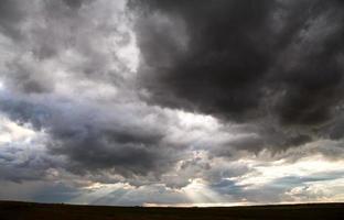 Gewitterwolken Saskatchewan foto