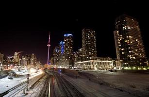 Nachtaufnahme Toronto foto