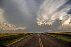 Gewitterwolken Saskatchewan foto