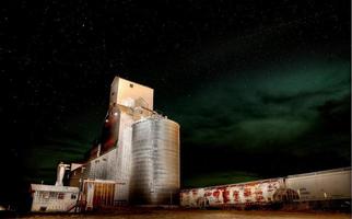 Nachtfoto Getreideheber foto