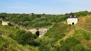 Blick auf die Festung Chotyn. khotyn. Ukraine. 06.08.2019 foto
