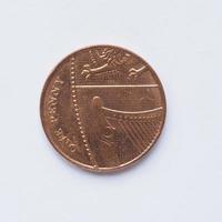 britische 1-Cent-Münze foto