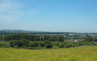 Panorama zwischen Edinburgh und Glasgow foto