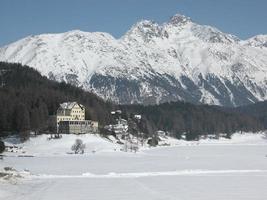 Berninagebirge in der Schweiz foto