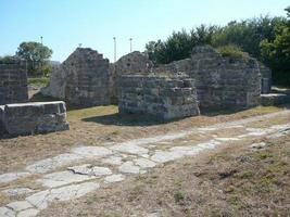 Römische Ruinen in Salona foto