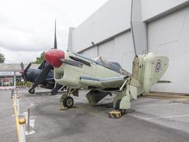 Royal Thai Air Force Museum Bangkok18. August 2018 Das Äußere des Flugzeugs hat viele große Flugzeuge. genauer zu lernen. am 18. august 2018 in thailand. foto