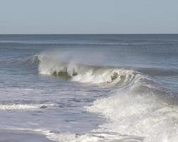 fall surf in nags head i foto